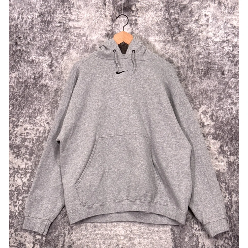 Vintage Nike Sweatshirt XL Mens Center Swoosh Pullover Hoodie Made USA